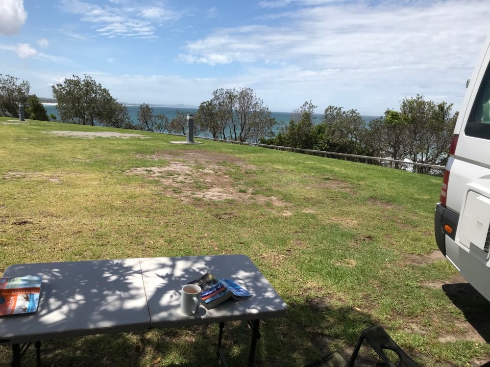Australien - Port Macquarie - Campingplatz in Bonny Hills vor Port Macquarie 