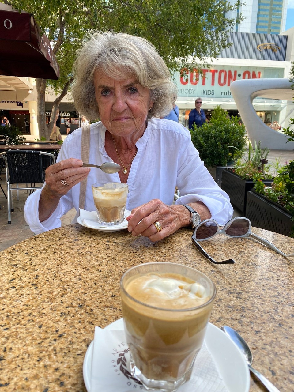 Australien - Perth - und zum Dessert beim Bocelli ein Affogato
