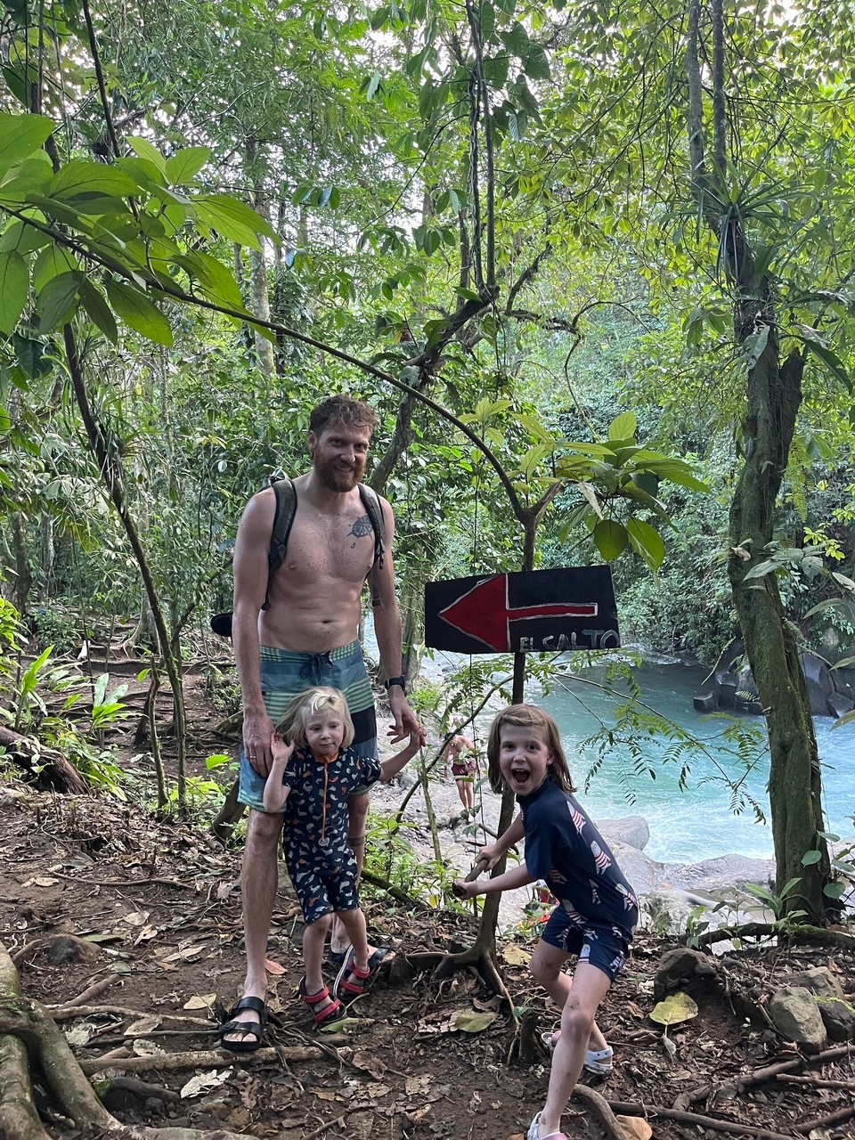 Costa Rica - La Fortuna - El salto..