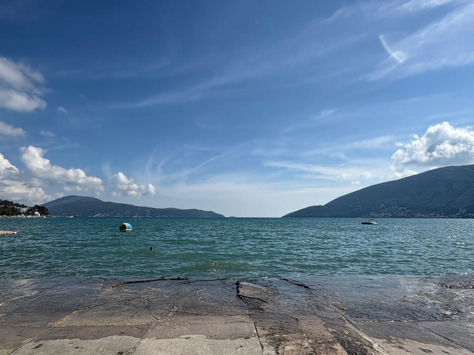 Montenegro - Morinj - In Montenegro werden wir mit bestem Wetter begrüßt 