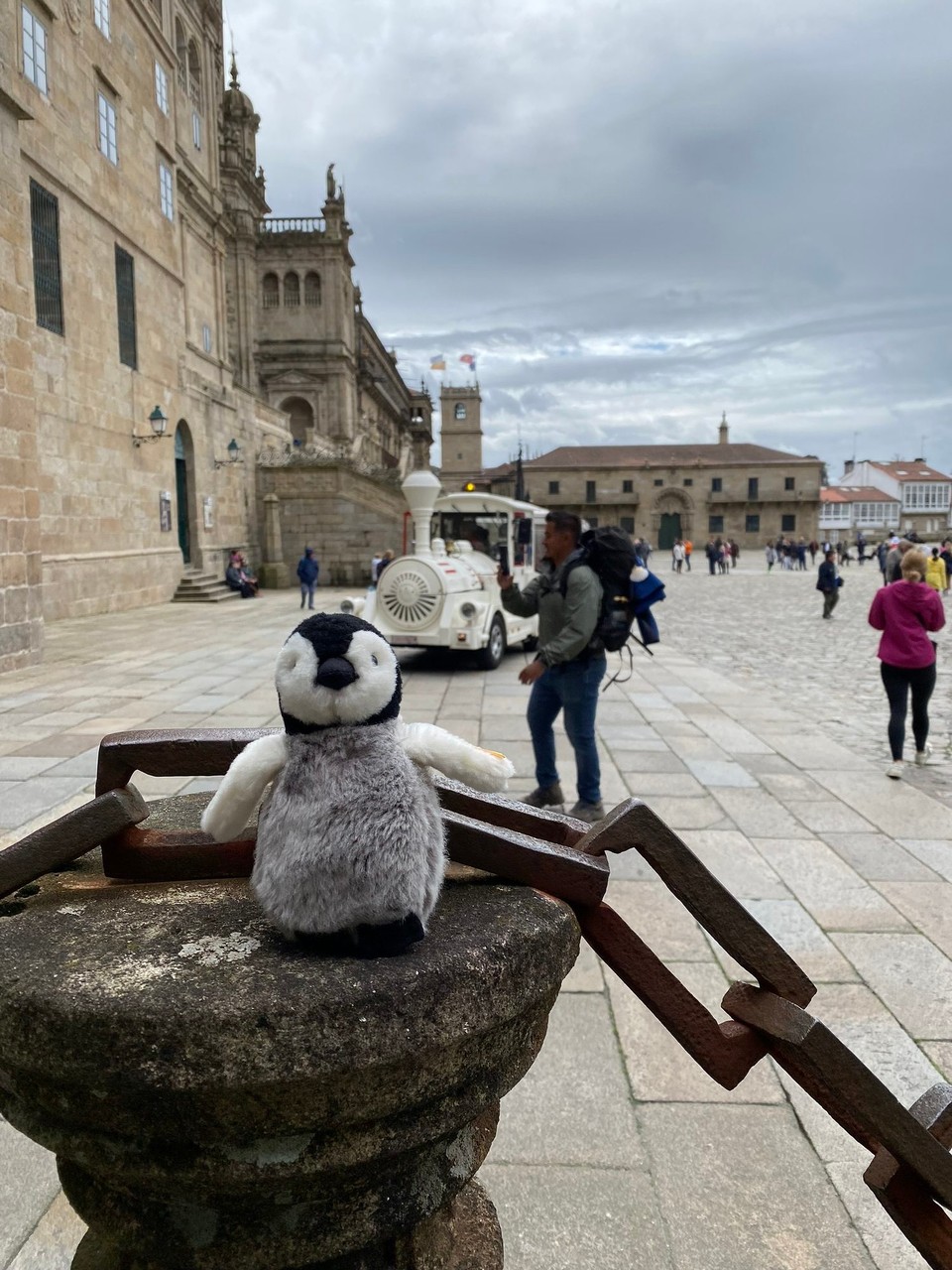 Spanien - A Coruña - Globetrotter Fridolin war natürlich auch mit vom dercPartie