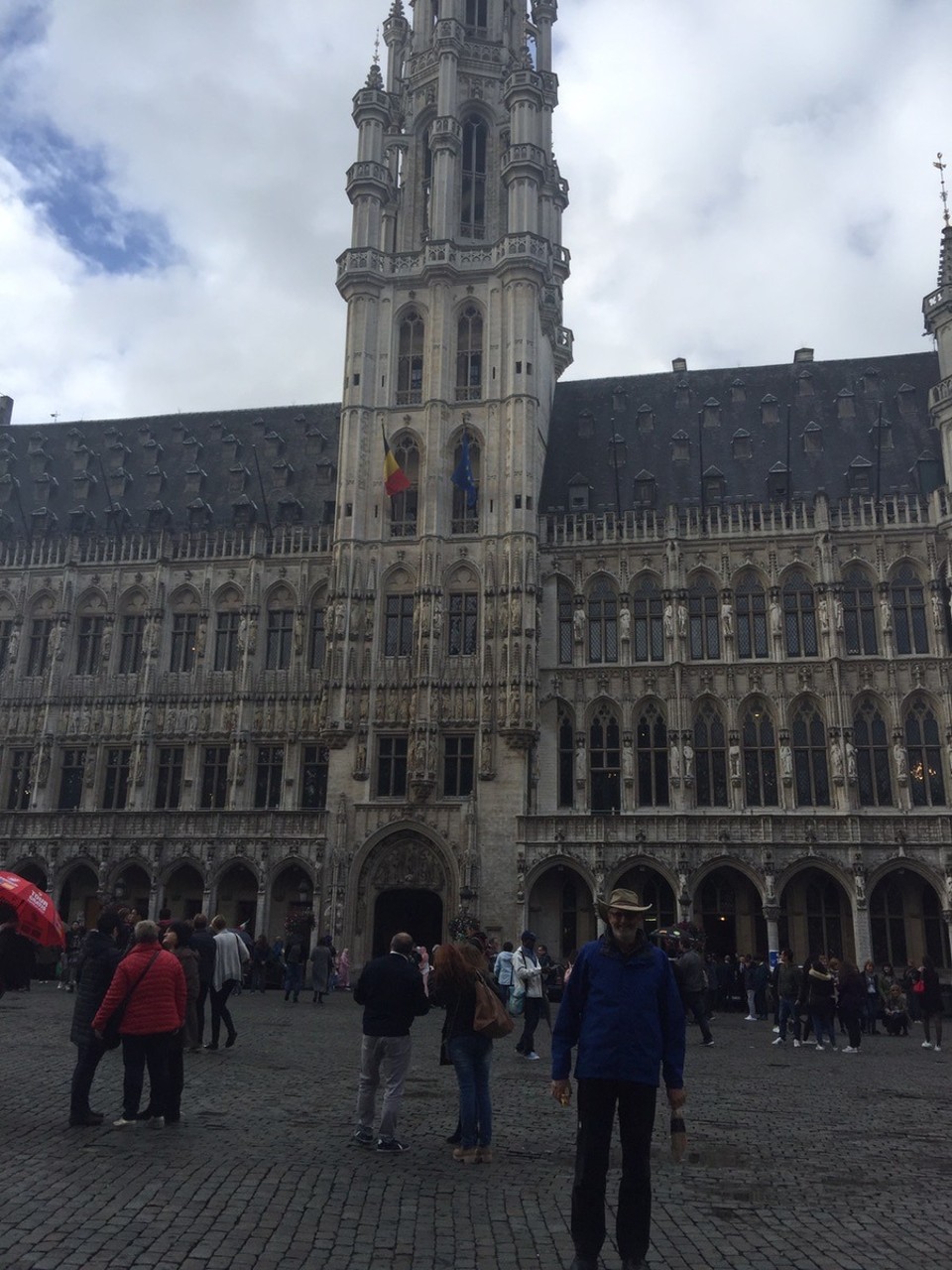 Belgium - Brussels - Brussels Grand Place. Town Hall. 