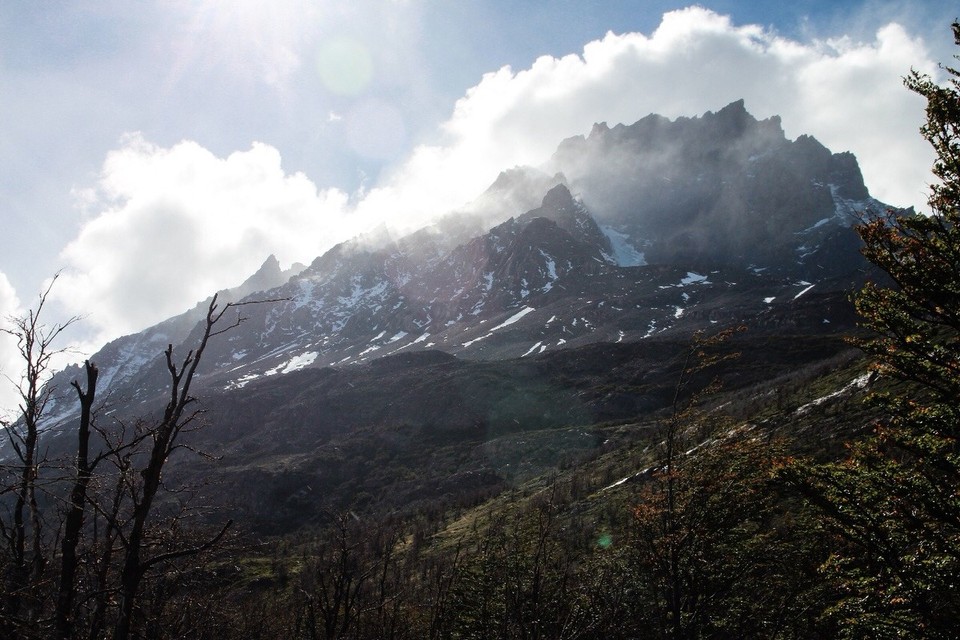 Chile - Torres del Paine - Und los geht der Tagestrek Richtung Grey Glacier Lookout 