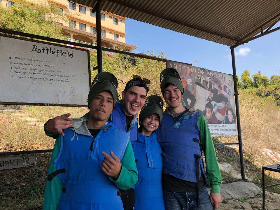 Nepal - Kathmandu - Paintball Team - 
Solai 