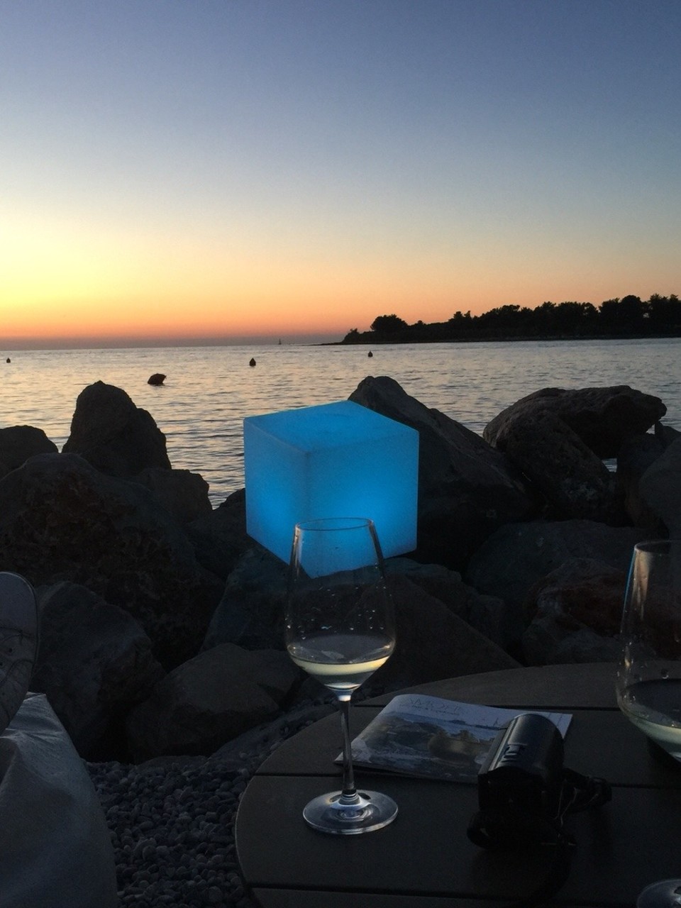 Kroatien - Oprtalj - Abendstimmung in Novigrad Sonnenuntergang in Novigrad beiAmore