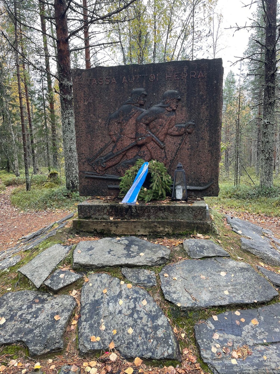 Finnland - Rukatunturi - Mahnmal der Schlacht zwischen Finnland und Russland 