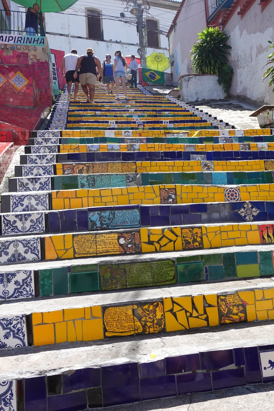 Brasilien - Rio de Janeiro - den ewischten Deel vun der Selarontrap