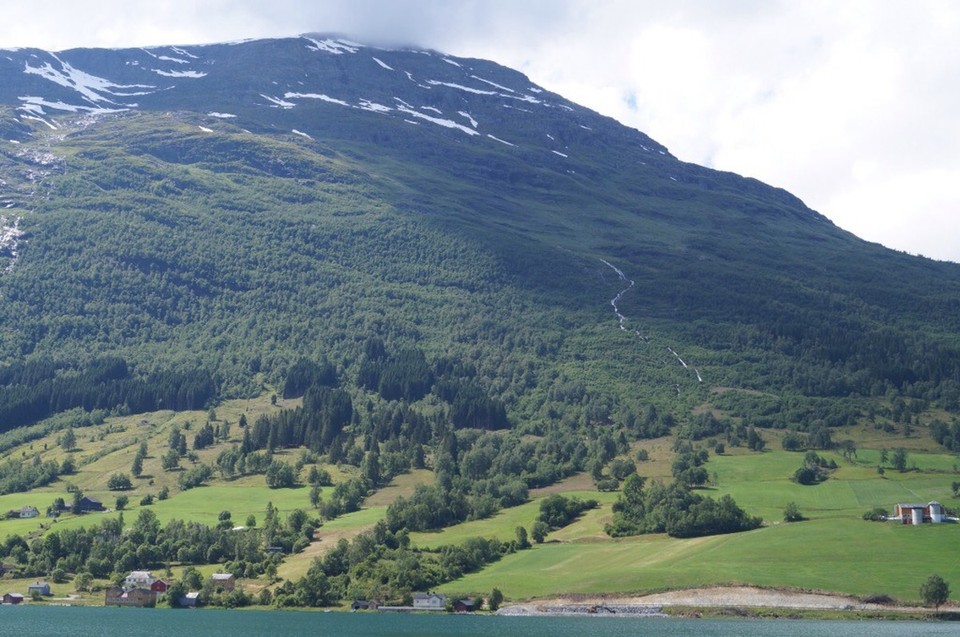 Norwegen - Olden - Herrliche Berglandschaft.
