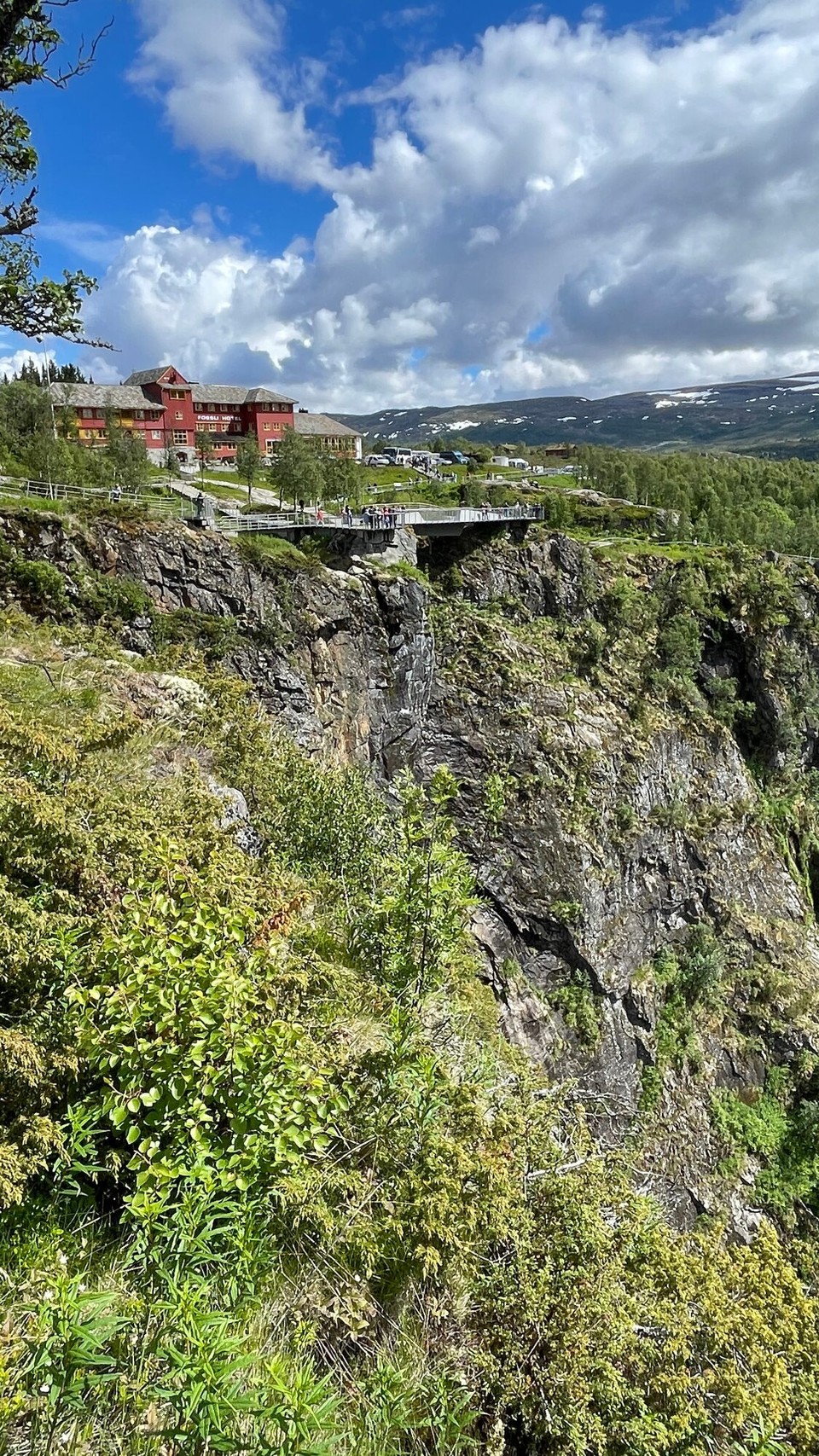 Norwegen - Eidfjord - Hotel am Voringsfossen