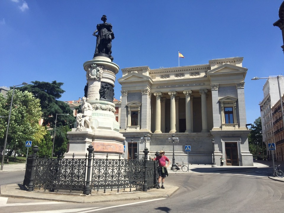 Spain - Madrid - On our way to the Parque del Buen Retiro. 