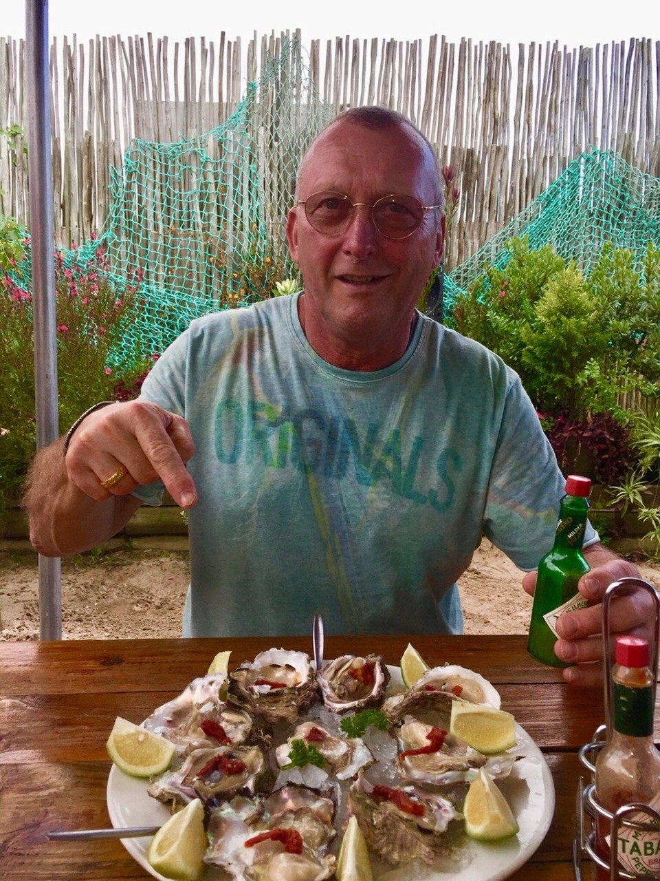 Südafrika - Knysna - Fischrestaurant Freshline vor Thesen Island