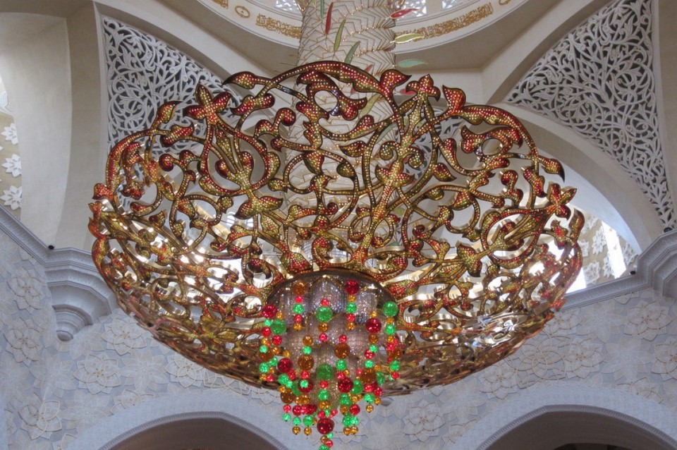 Oman - Abu Dhabi - Gößter Kronleuchter der Welt
