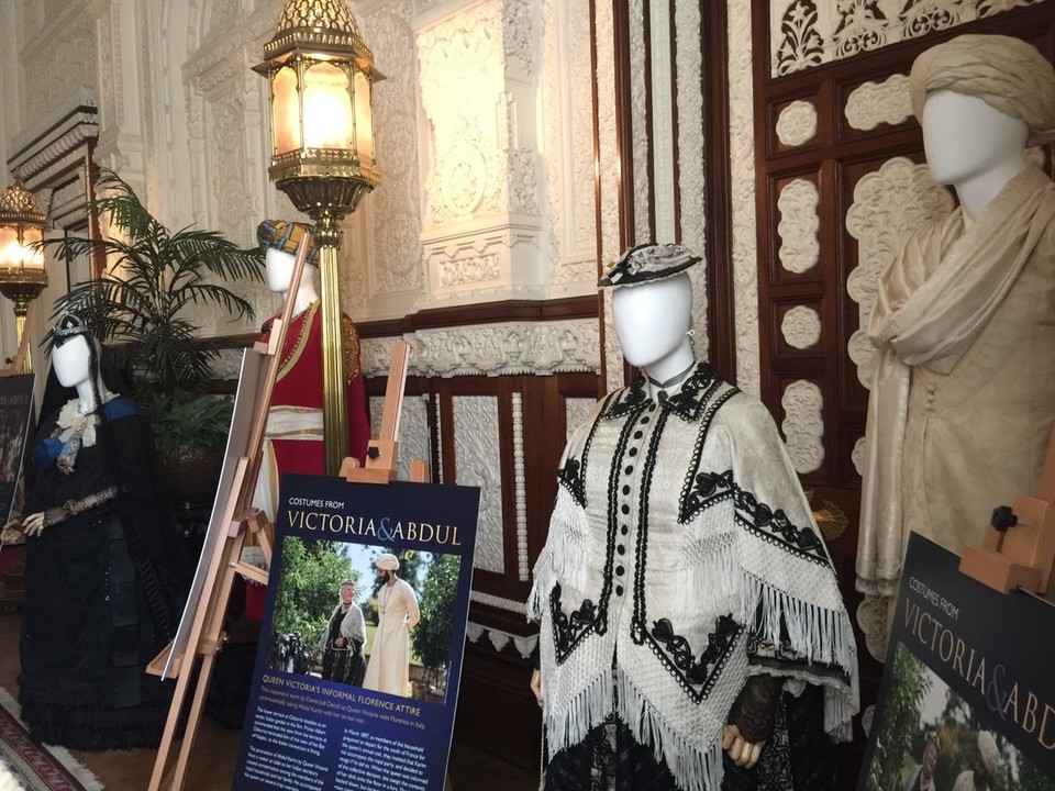  - United Kingdom, Cowes, Isle of Wight - Costumes from movie 'Victoria & Abdul' starring Dame Judi Dench filmed at Osborne House. 