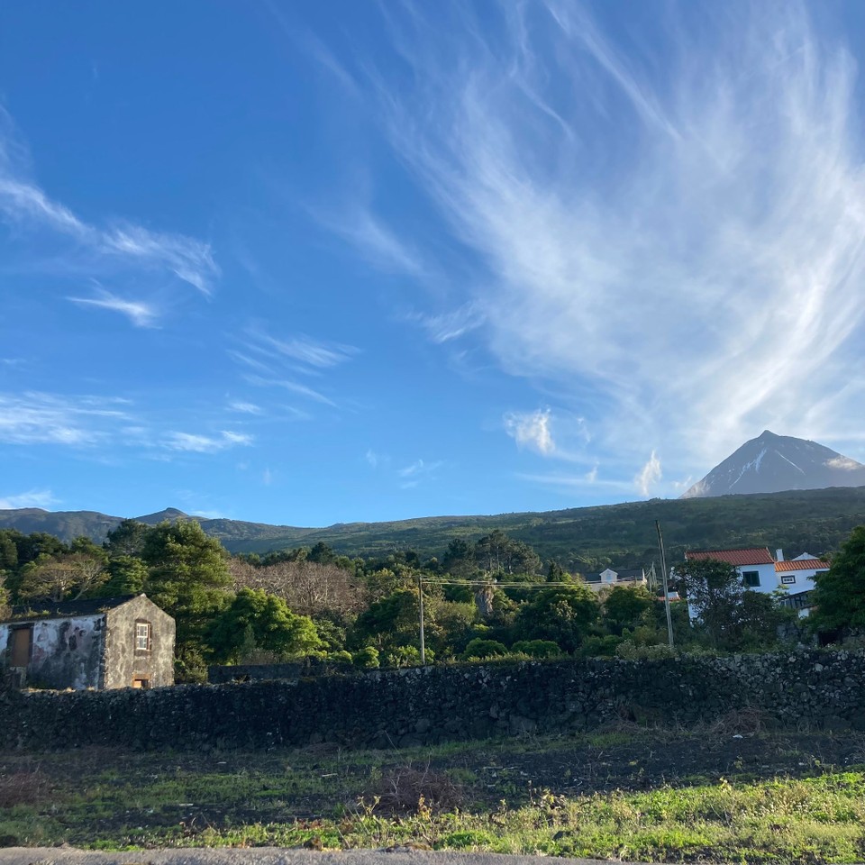 Portugal - Lajes do Pico - Der Pico zeigt sich von seiner besten Seite