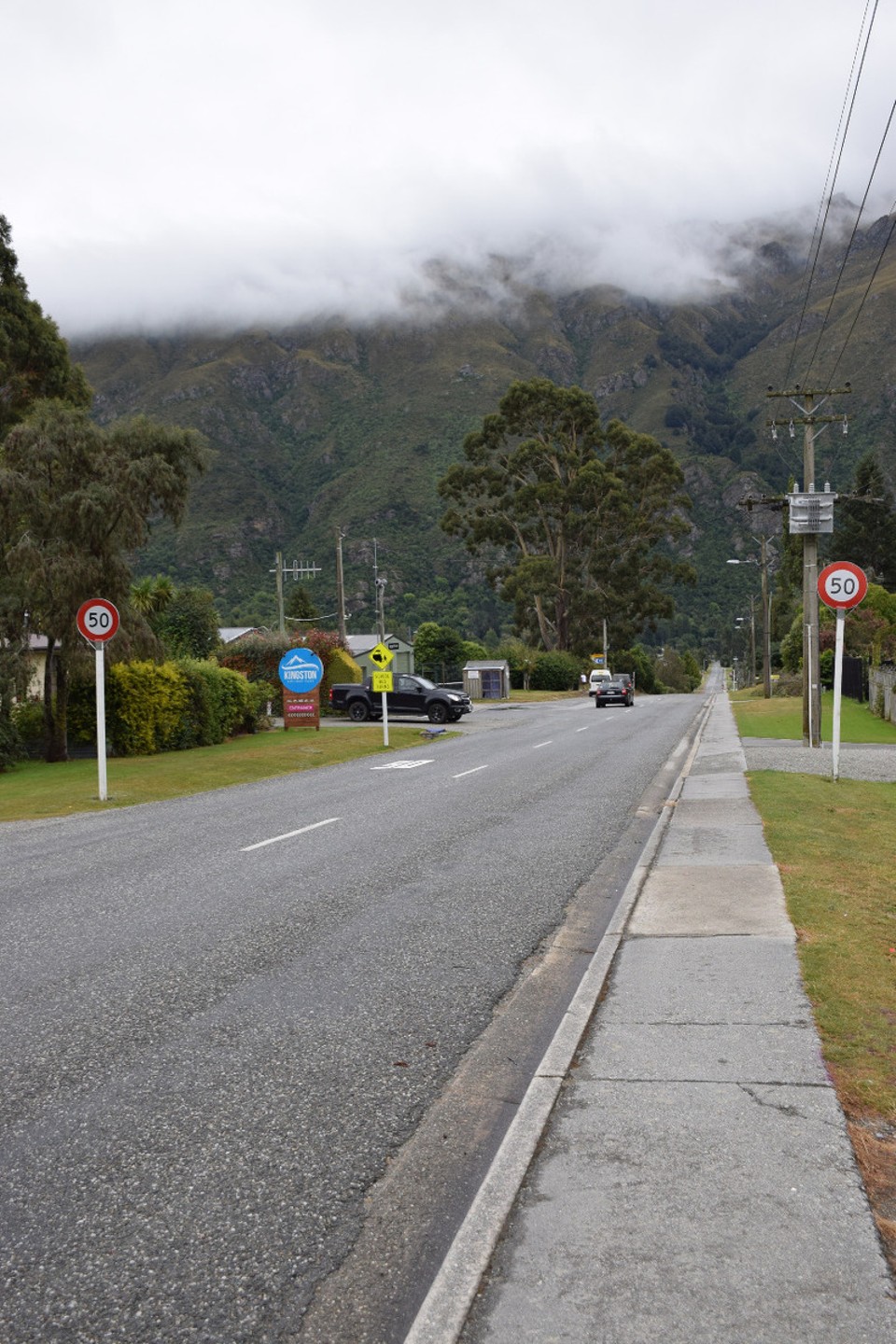 Neuseeland - Kingston - Die mehr oder weniger einzige Straße in Kingston :)