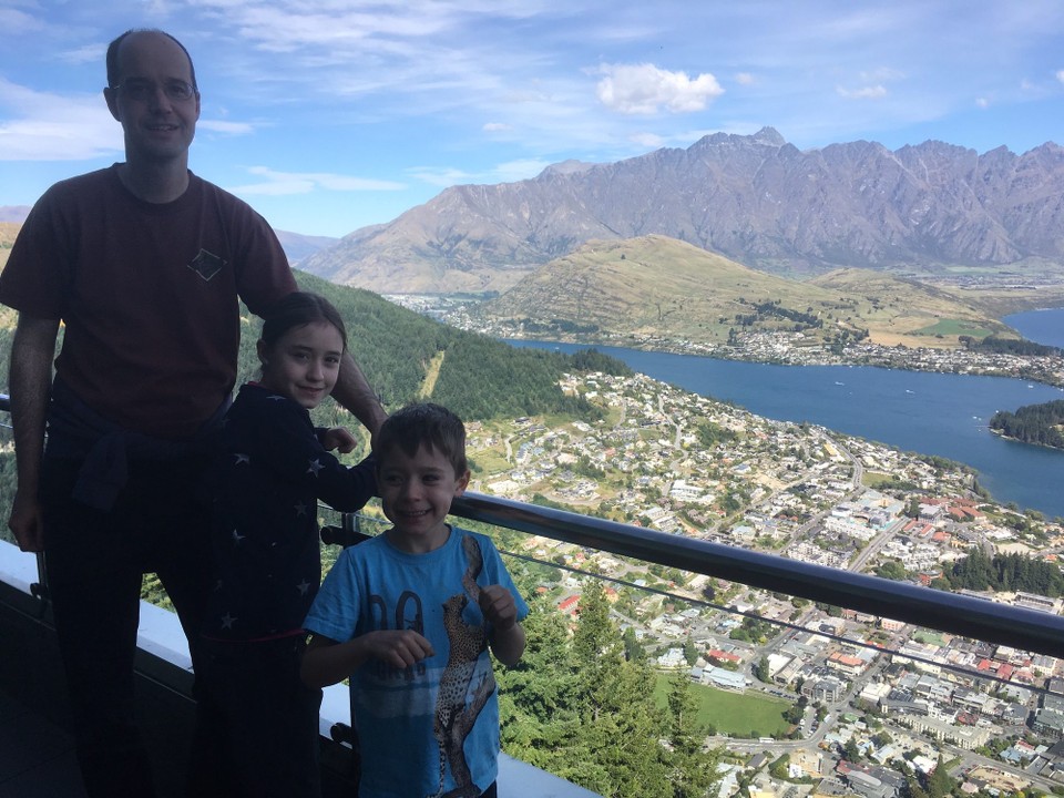 Neuseeland - Queenstown - Blick auf Queenstown.