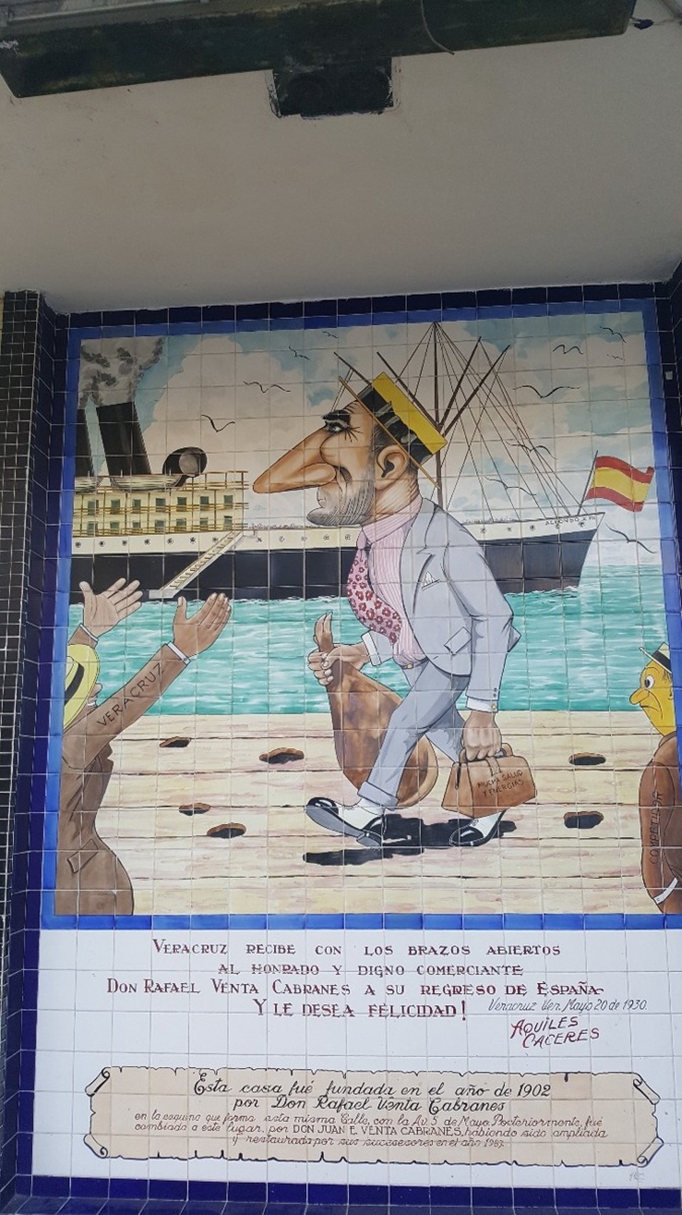 Mexiko - Veracruz - .... eine der ersten Städte an denen die  Siedler angekommen sind. .....