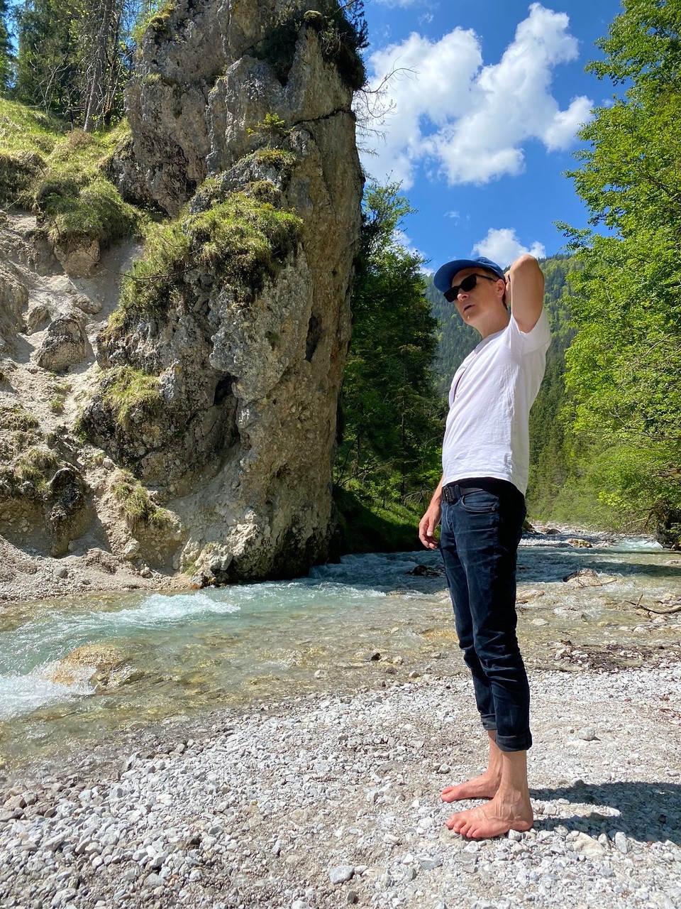 Deutschland - Ramsau bei Berchtesgaden - Das Wasser war wirklich sehr kalt