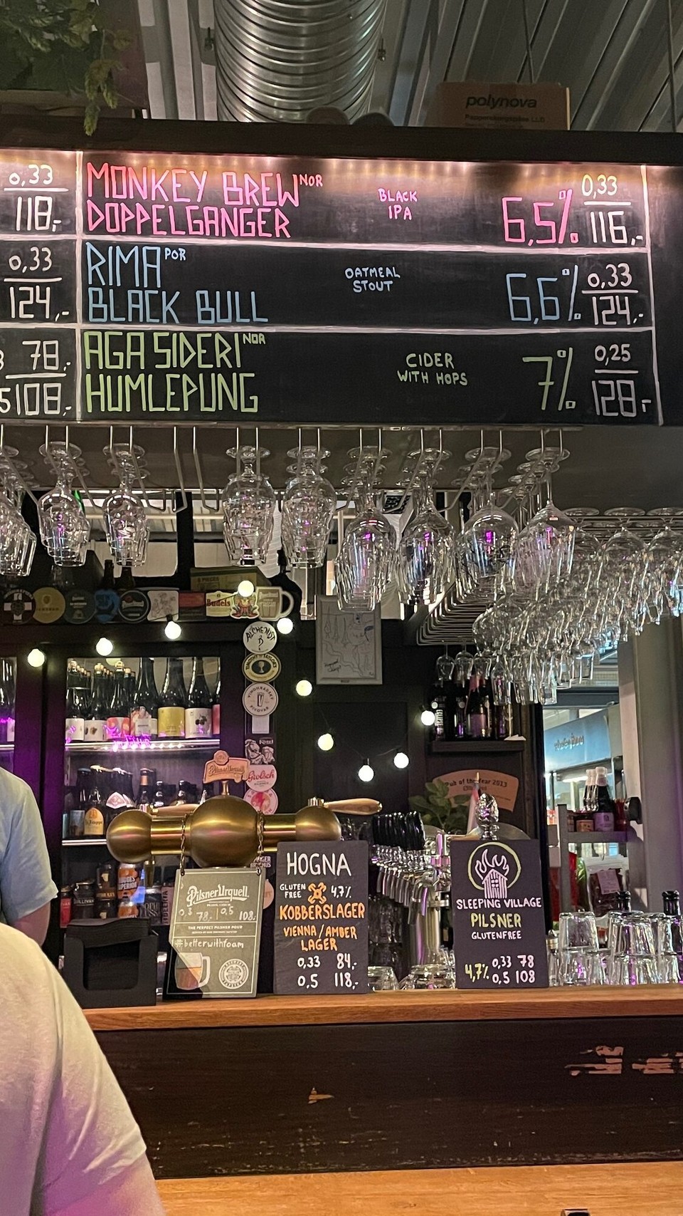 Norwegen - Oslo - Die Preise sind nix für echte Biertrinker