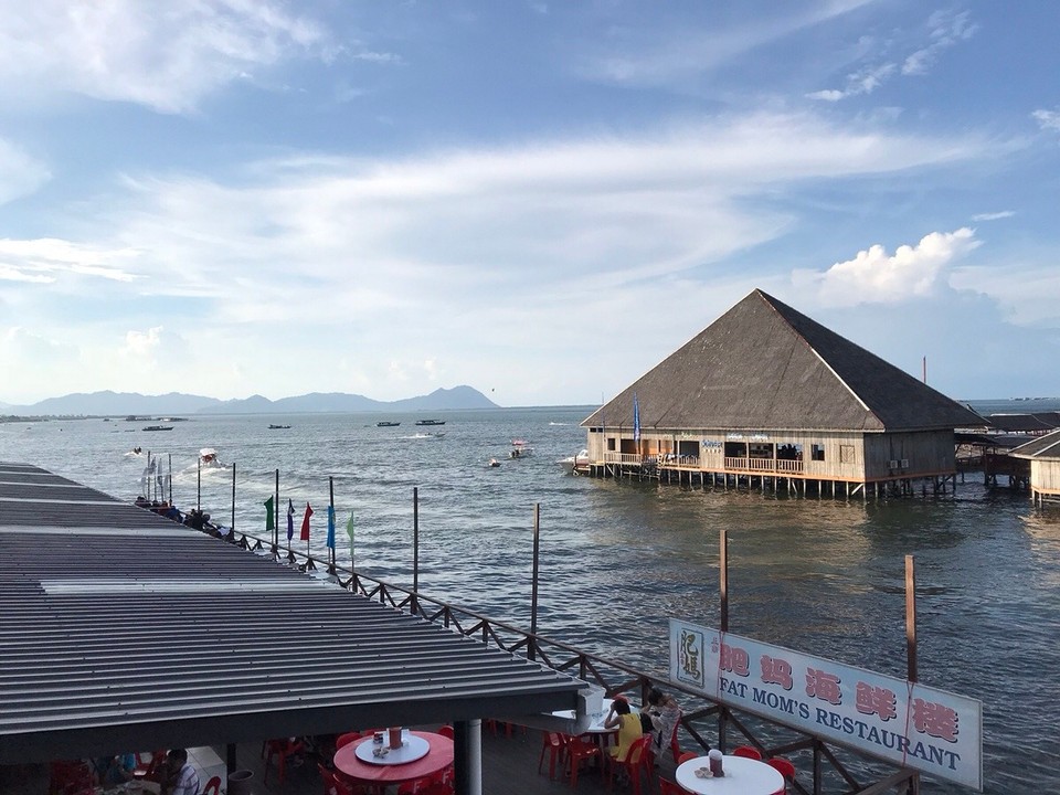 Malaysia - Semporna - My view from the hostel balcony