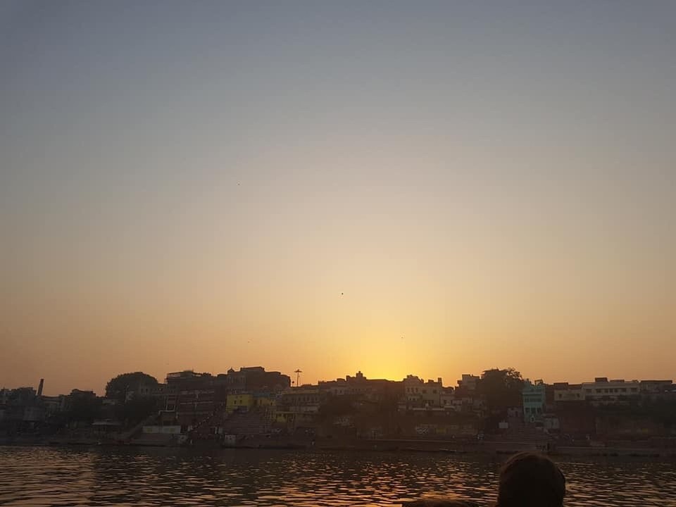 Indien - Varanasi - Erneut mit dem Boot auf dem Ganges ...