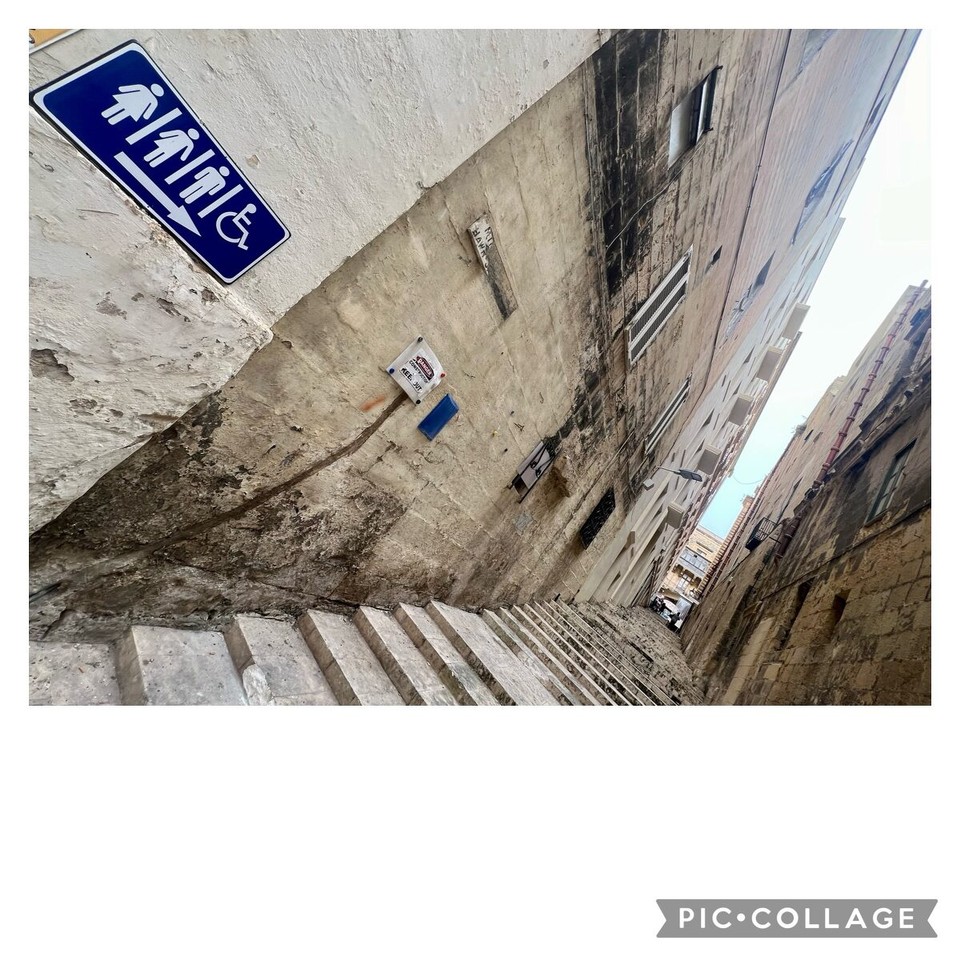Malta - Valletta - Wie Mensch da barrierefrei zur Toilette kommt, bleibt unklar?!?