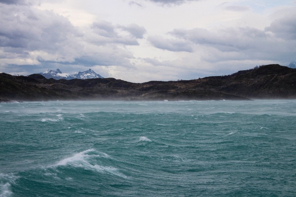 Chile - Torres del Paine - Sehr stürmische See