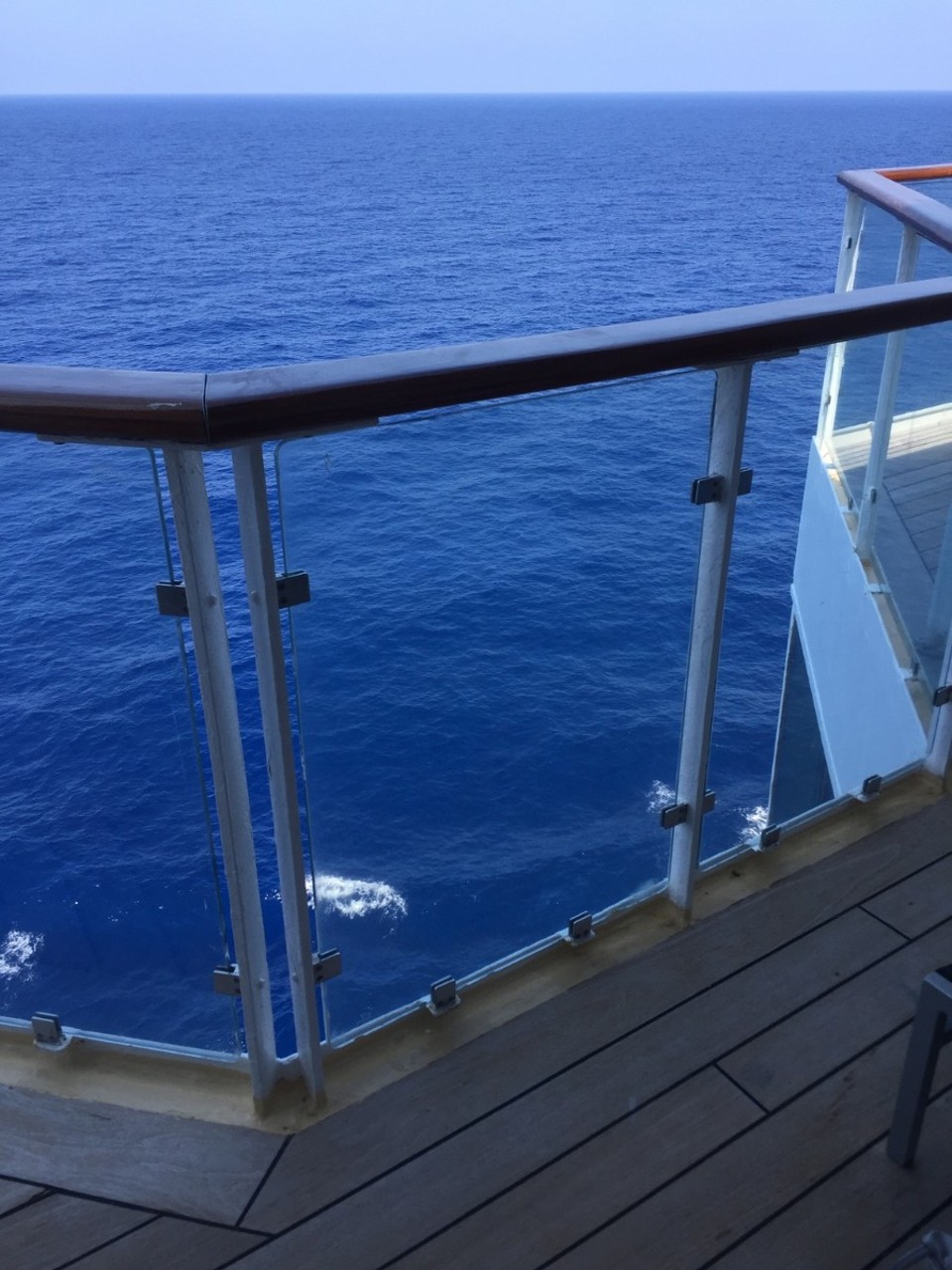 Malta - Valletta - von unserer Kabine ein toller Blick mit Sonnenterrasse