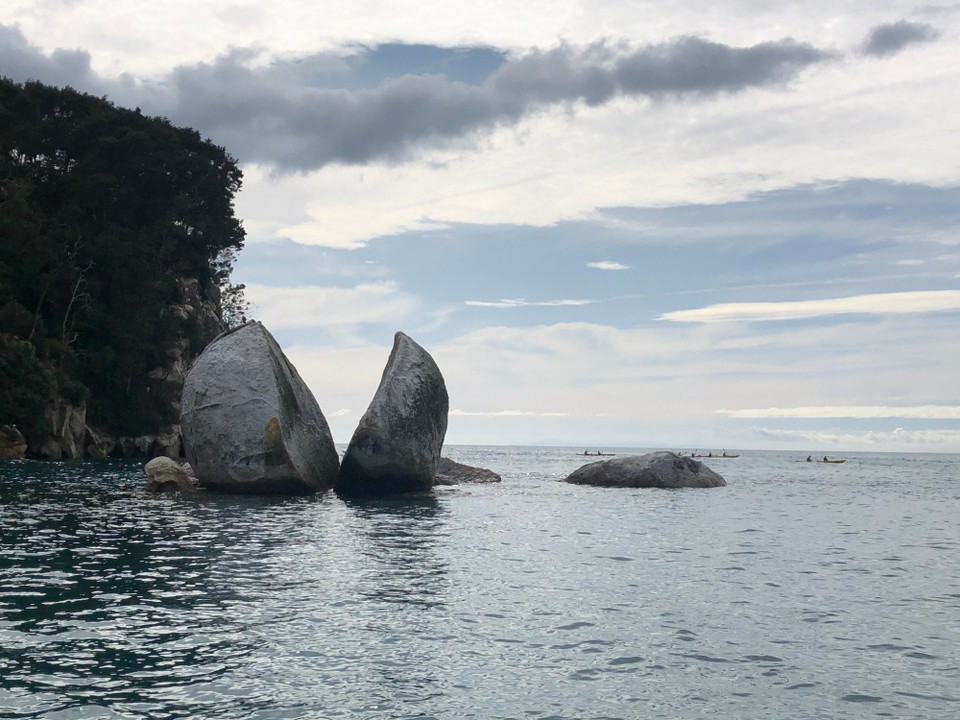 Neuseeland - South Island - Der berühmte Split Apple Rock