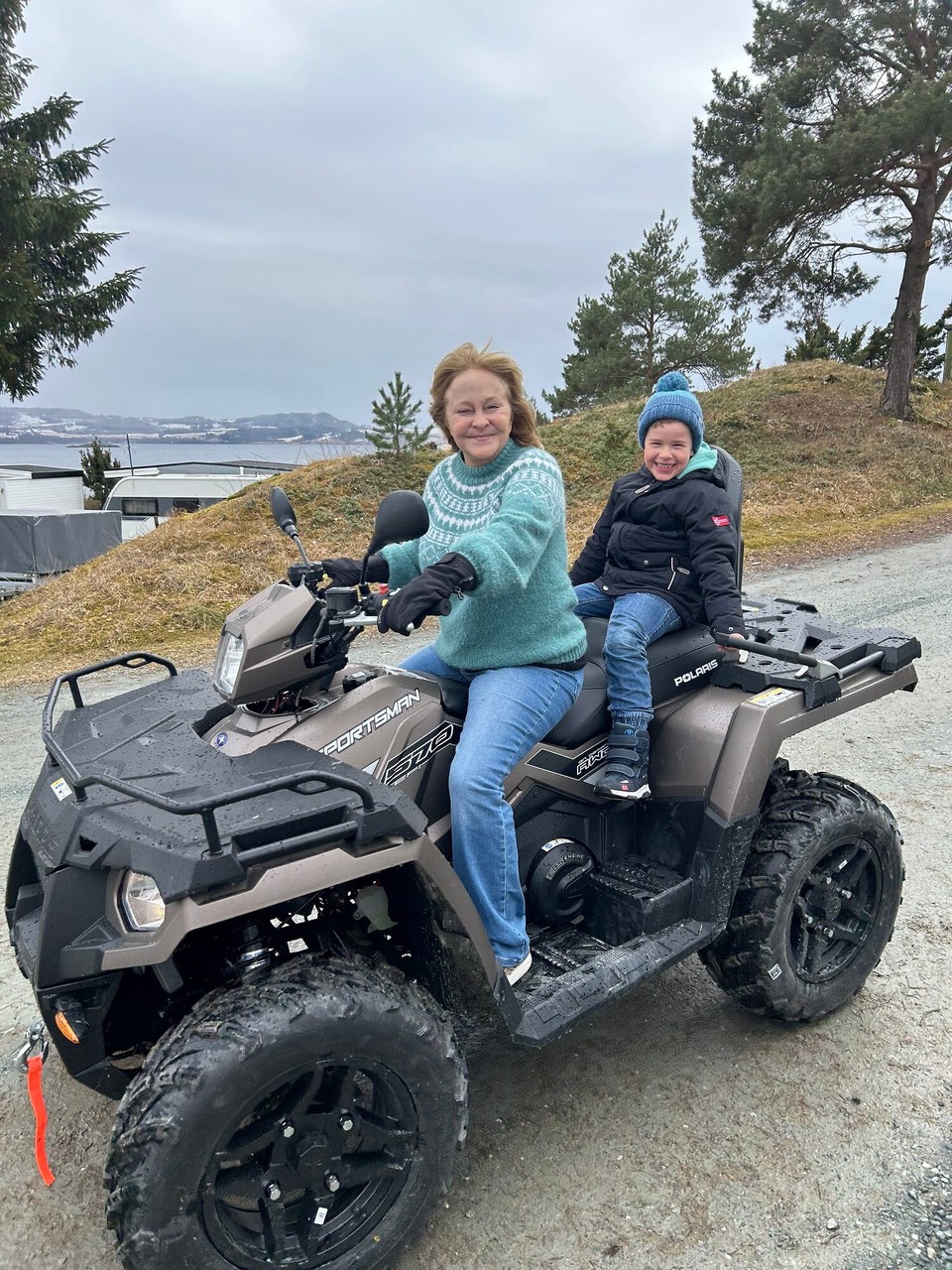 Norwegen - Frosta - Die nette Besitzerin des Campingplatzes 