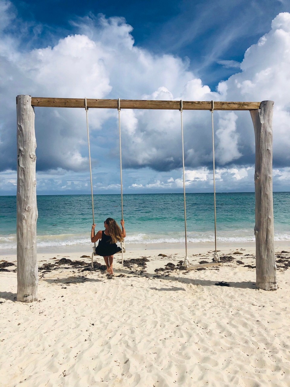 Bahamas -  - Hannah beim Schaukeln 🌊