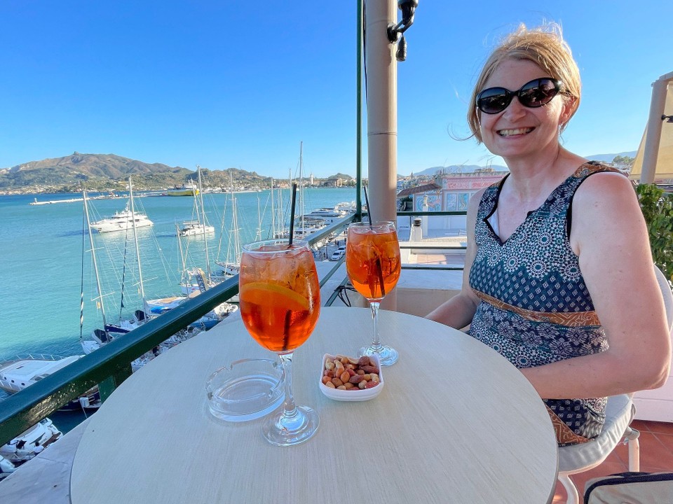 Griechenland - Zakynthos - Poolbar auf der Dachterrasse des Hotels Strada Marina