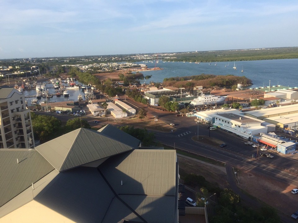 Australien - Darwin - Blick aus dem Hotelzimmer 