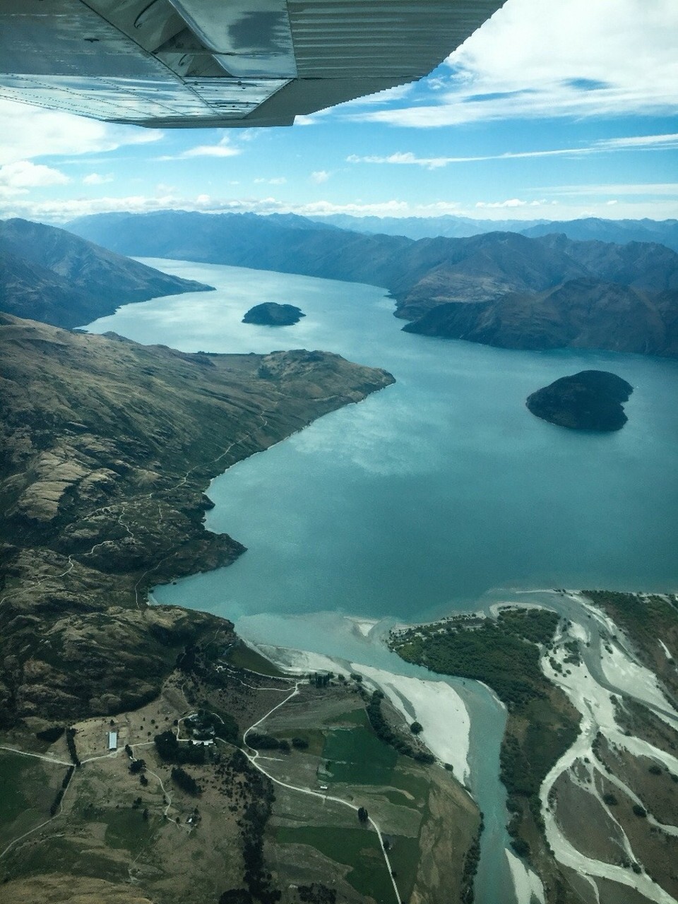 Neuseeland - Wanaka - Lake Wanaka von oben 