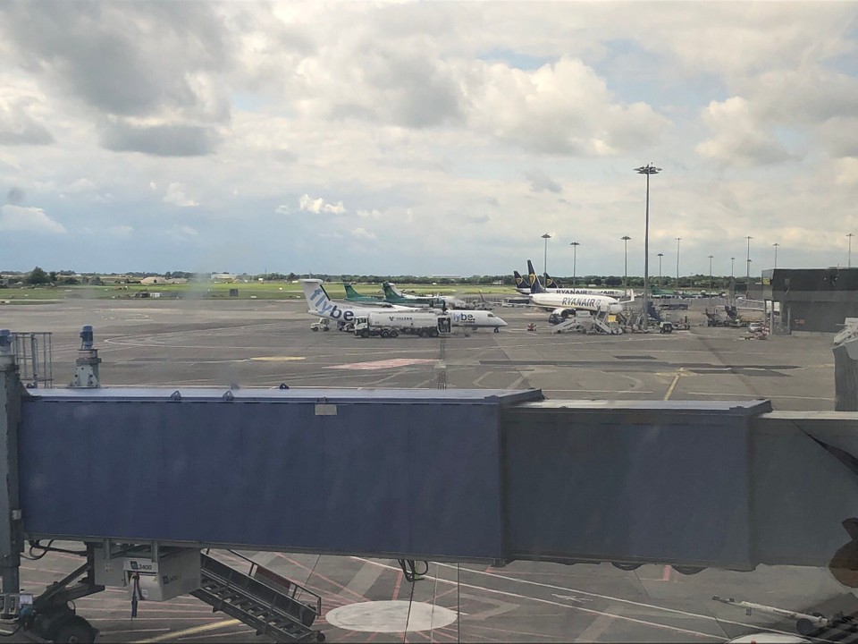 Irland - Swords - Blick aufs Vorfeld