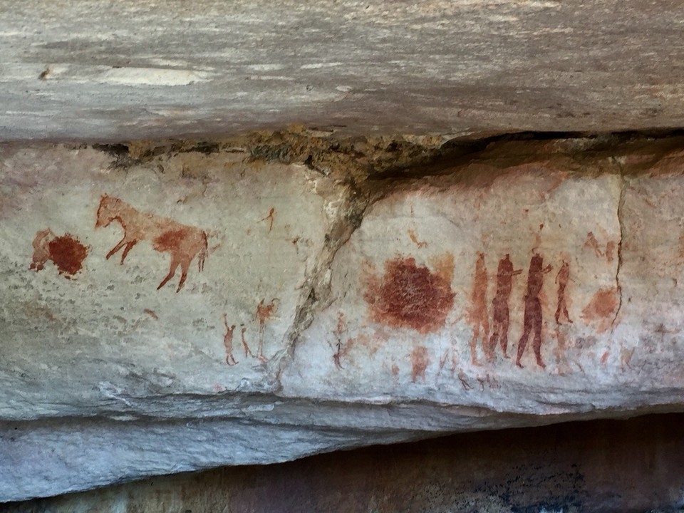 Südafrika - Clanwilliam - Felsenzeichnung