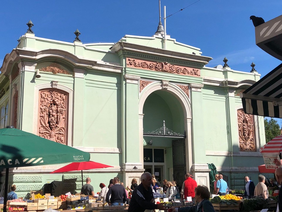 Kroatien - Rijeka - Markthalle 19.Jh