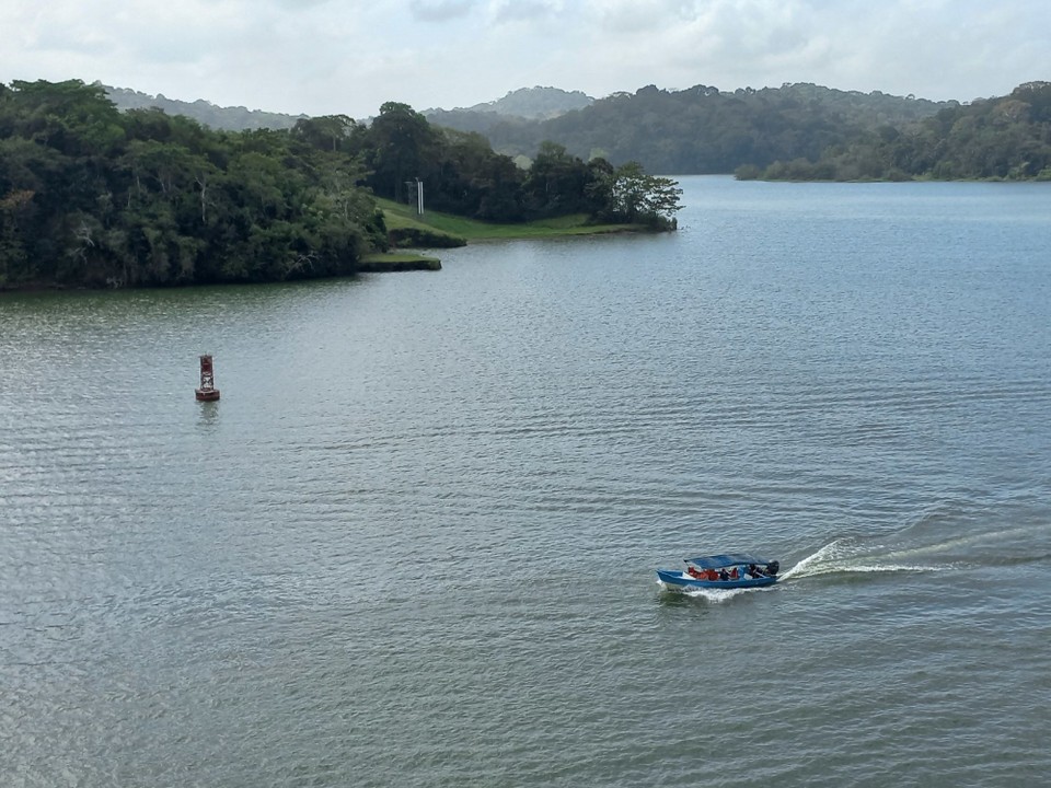 Panama - Panamakanal - Im Gatunsee.