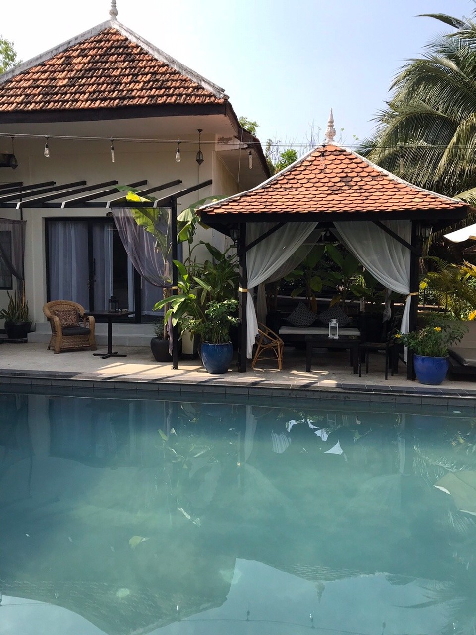 Cambodia - Battambang - Sanctuary Villa’s lovely pool