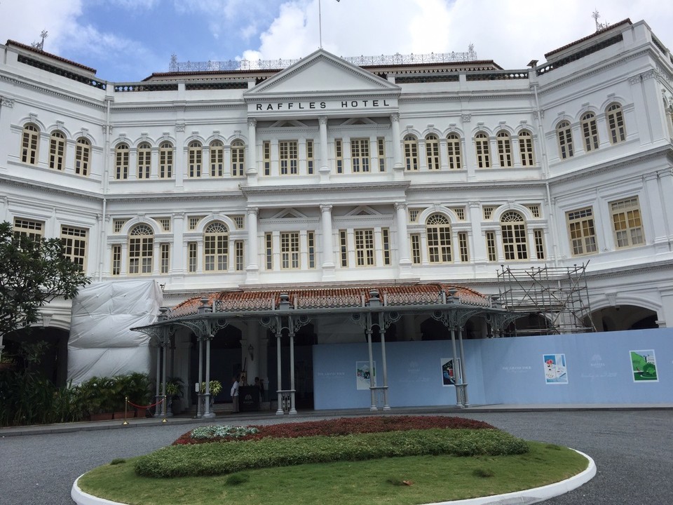 Singapur - Singapur - Raffaels Hotel im Umbau 