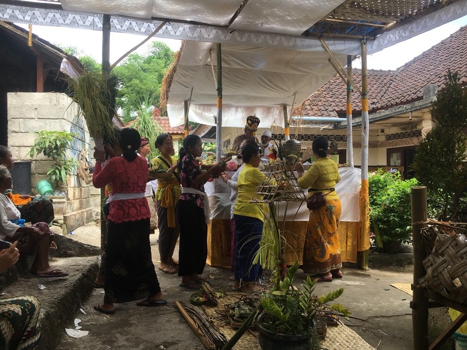 Indonesien - Klungkung - Zeremonie