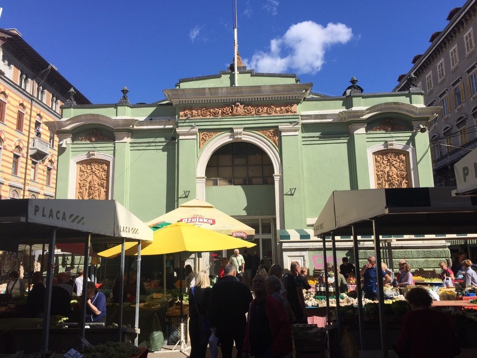 Kroatien - Rijeka - Markthalle