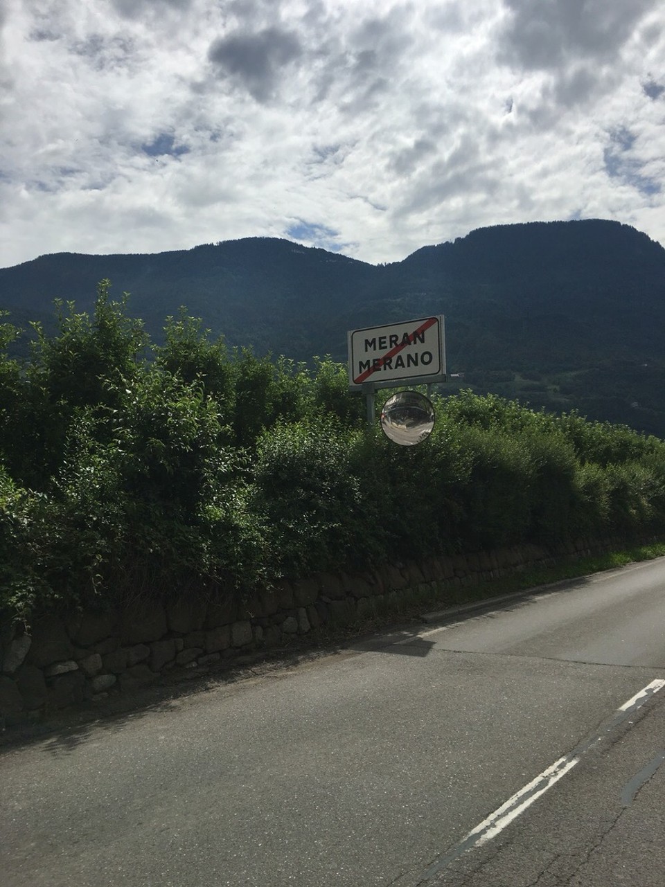 Italien - Meran - Und weg waren Sie wieder.