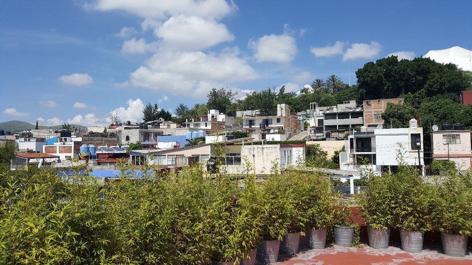 Mexiko - Oaxaca - Blick von unserer Dachterrasse....