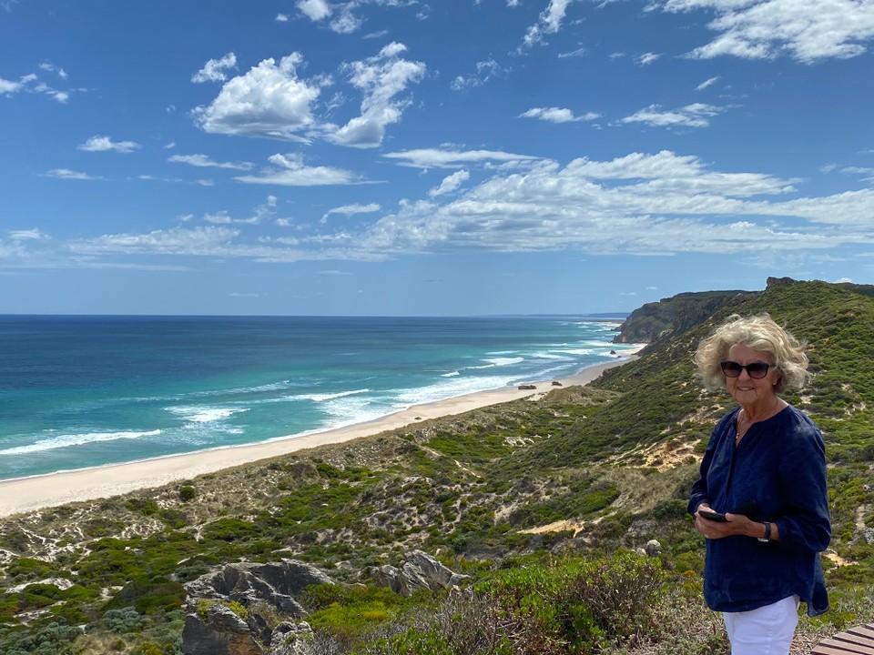 Australien - Denmark - Sicht auf die Salmon Beach bei Windy Harbour