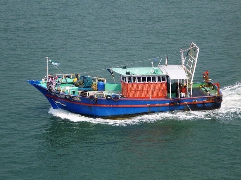 Indien - Kochi - Freundliche Begrüssung von Fischern 