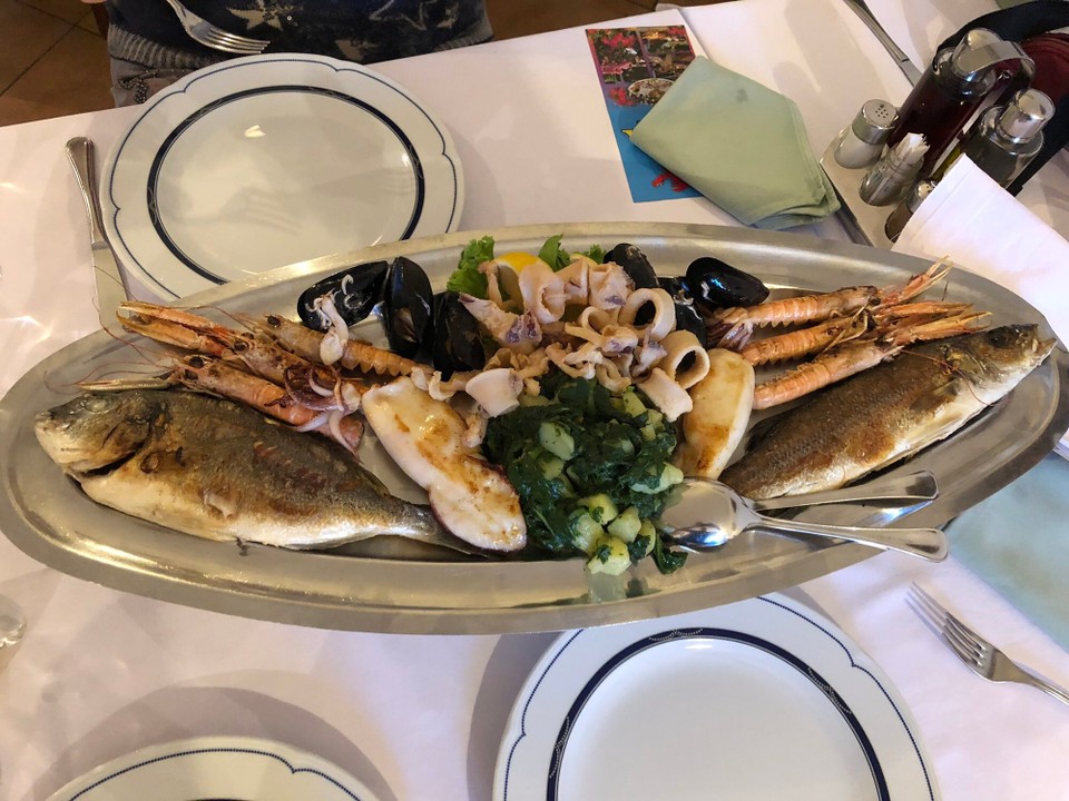 Kroatien - Poreč - Fischplatte für 2