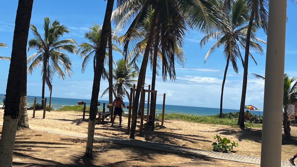 Brasilien - Salvador - 2Stunden nach der Flut Blick auf den Strand