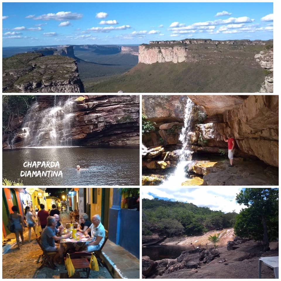 Deutschland - Frankfurt am Main - Chaparda Diamantina 
Naturschutzgebiet traumhafte Landschaft und Wasserfälle bei Lencois 509 km im Landesinneren