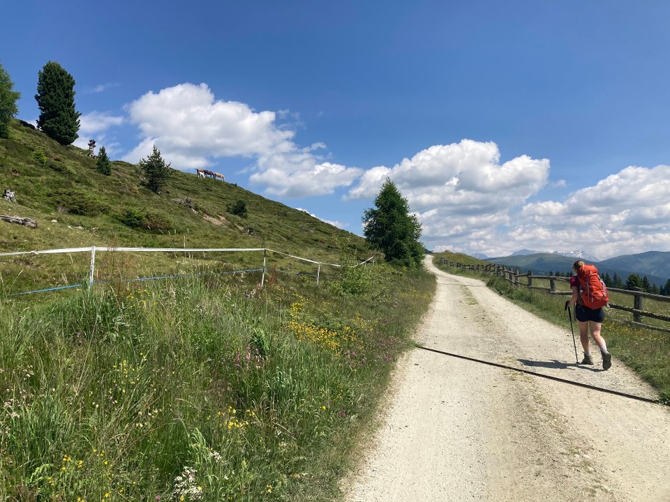 Ort bestimmen … -  - Wege über die Lüsner Alm